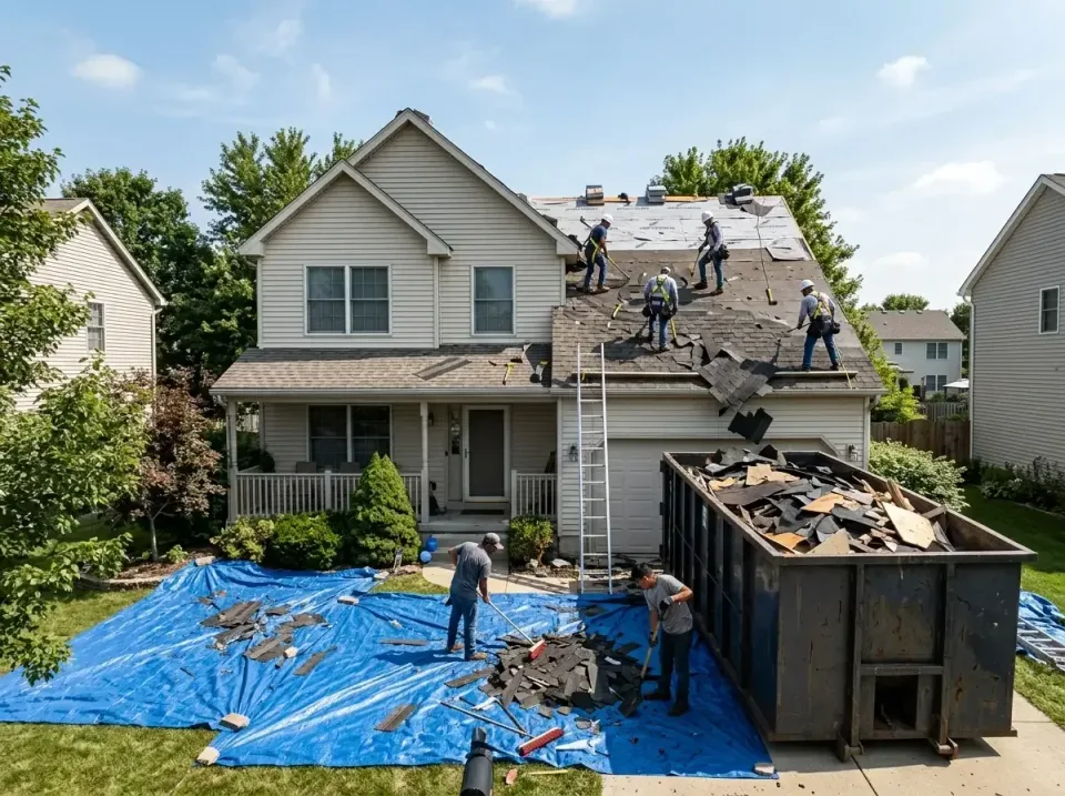 roof-replacement-debris-remova-004 — frequently asked questions, Cheapest Dumpster Rentals in Brown Station, MD
